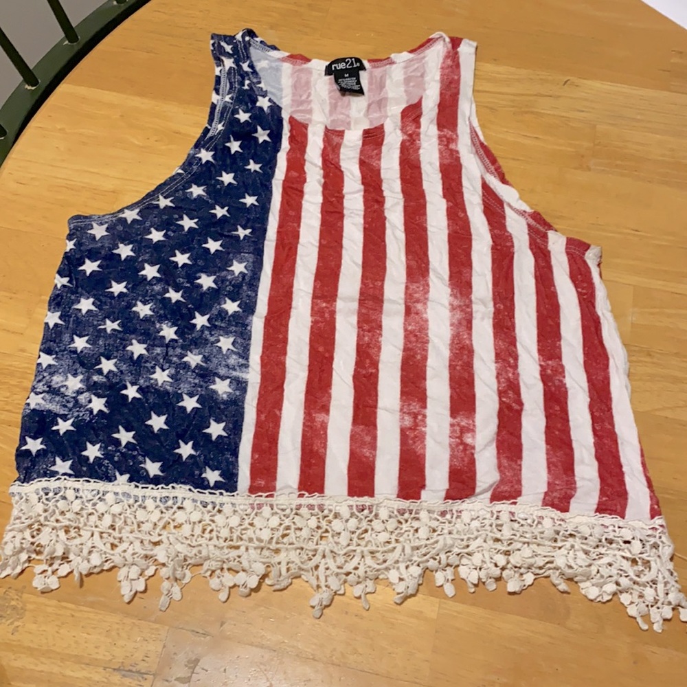 American Flag shirt, medium